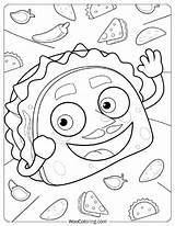 30 Taco Coloring Pages Free PDF To Print  Woo sketch template
