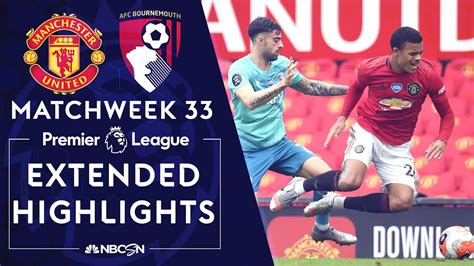 Manchester United v. Bournemouth | PREMIER LEAGUE HIGHLIGHTS | 7/4/2020 ...