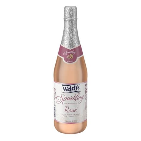 Welch's Non-Alcoholic Sparkling Rosé Grape Juice Cocktail, 25.4 fl oz ...