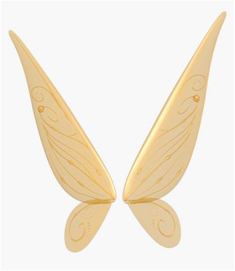 Tinker Bell Wings - Gold Fairy Wings Png, Transparent Png - kindpng