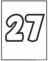 Free Number 27 Coloring Page Download Printable  ATC21S sketch template