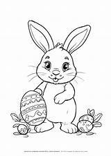 Easter Delight Free Bunny Themed Coloring Page For Kids sketch template