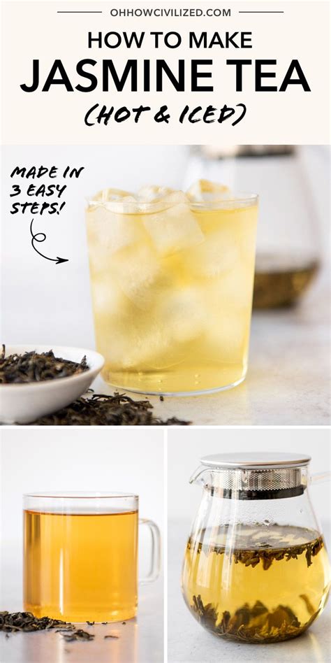 5 Easy Steps to Make Jasmine Tea Properly | Jasmine tea, Iced tea recipes, Tea recipes