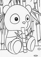 Printable Panda Coloring Pages sketch template