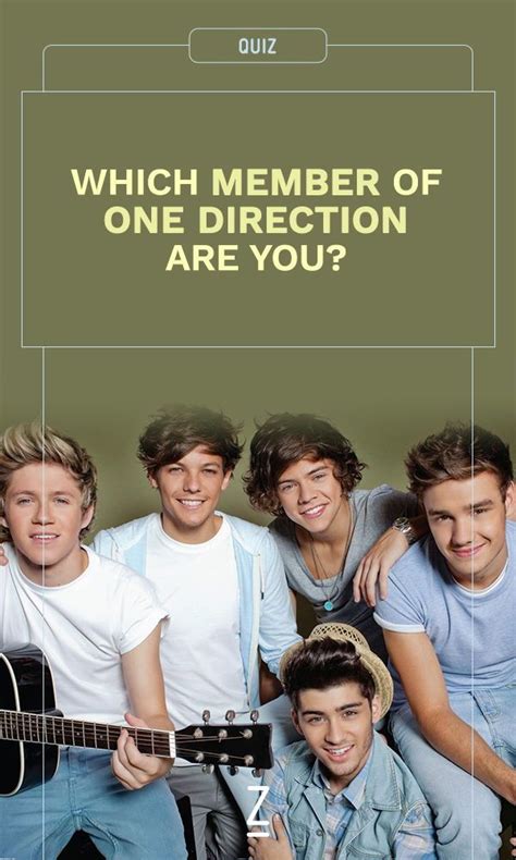 Which Member of One Direction Are You? | Members of one direction, One ...