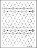 Coloring Pages Shape Triangle sketch template