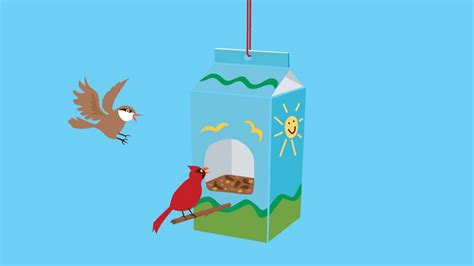 Make a Milk Carton Bird Feeder | PJ Library