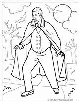 Dracula Coloring Pages sketch template