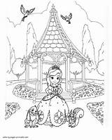 Sofia The First Printable Coloring Pages sketch template