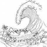 6 Best Tsunami Coloring Pages Free Printable PDFs sketch template