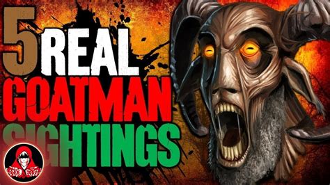 5 Real Sightings of the Goatman - Darkness Prevails - YouTube