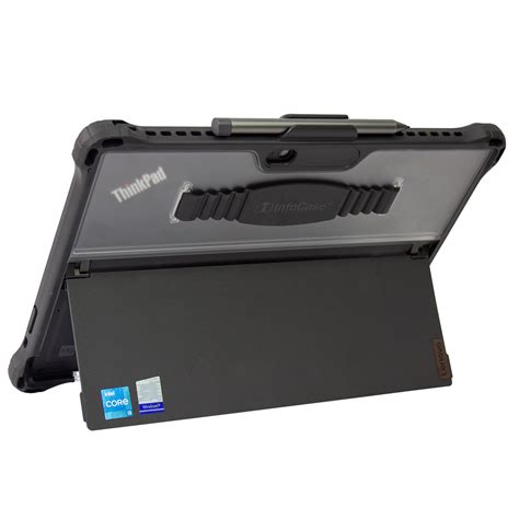 Rugged Case with Silicone Hand Strap for Lenovo X12 - InfoCase