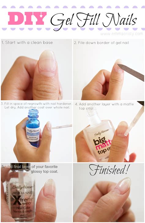 DIY GEL FILL NAILS TUTORIAL | Gel nails diy, Diy acrylic nails, Gel nail tips