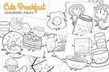 Breakfast Coloring Pages sketch template
