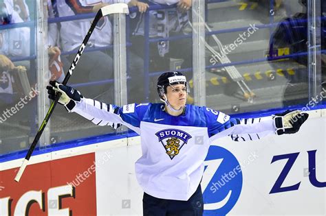 Kaapo Kakko Finland Celebrates Scoring Goal Editorial Stock Photo ...