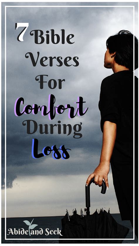 7 Bible Verses For Comfort During Loss - Abide and Seek