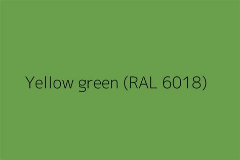 Yellow green (RAL 6018) Color HEX code