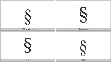 Printable Section Sign Symbol Html – Free download and print for you.