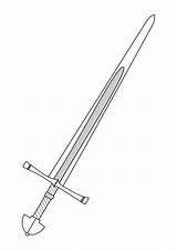 Coloring Page sword  Free Printables Img 27289 sketch template