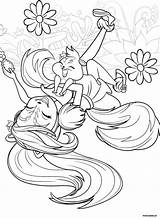 Happy Sage Skunk And Caper Coloring Page  Free Printable Pages sketch template