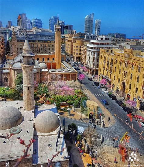 A splendid shot of Downtown #Beirut as seen from above By @rogergaspar1 ...