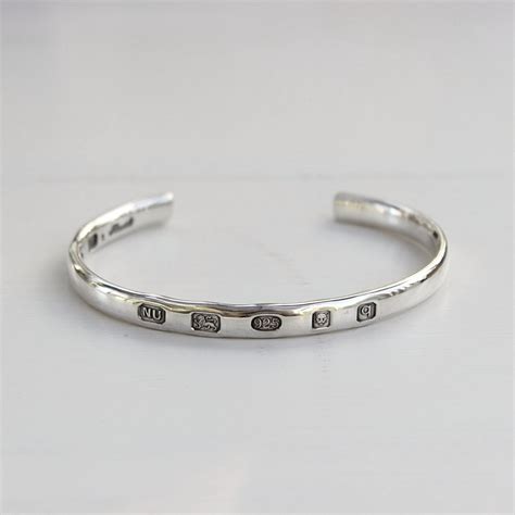 men's silver ingot bangle (medium weight) | RU.ST jewellery