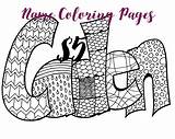 Personalized Name Coloring Pages  sketch template