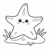 Free Starfish Coloring Sheet Download Png  sketch template