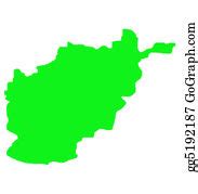 Drawing - Outline map of france in green. Clipart Drawing gg54567240 - GoGraph