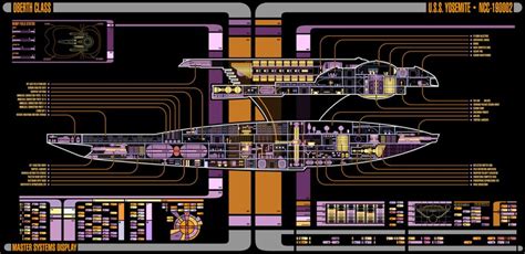 Oberth Class Starship Master Systems Display | Etsy