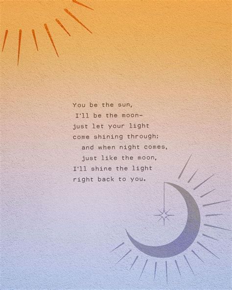 Love Poem You Be the Sun, I'll Be the Moon, Phases of the Moon, Love ...