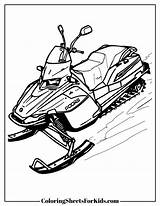 Snowmobile Coloring Pages Free PDF Printables  Coloring Sheets For Kids sketch template
