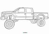 Coloring Pages Of Ford Trucks sketch template