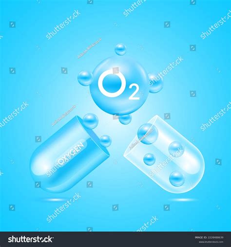 Oxygen O2 Molecule Models Blue Natural Stock Vector (Royalty Free) 2228488639 | Shutterstock