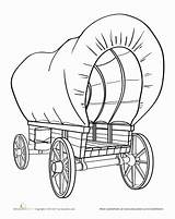 Wagon Coloring Page sketch template