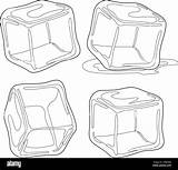 Ice Cube Coloring Pages sketch template