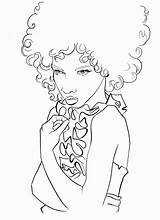 Women Of Color Coloring Page  Nation sketch template