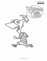 Ferb And Phineas Coloring Pages sketch template