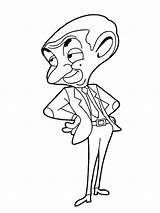 Mr Bean Coloring Page  Funny Pages sketch template