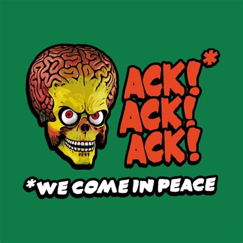 Mars Attacks - We Come In Peace! by fanisetas | Mars attacks, Pop art tattoos, Alien artwork