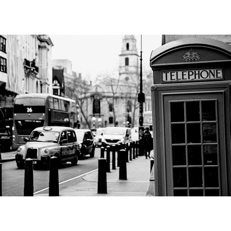 Black and white London City Photo Wallpaper - TenStickers
