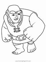 Giant Clash Of Clans Coloring Page For Kids  Free The sketch template