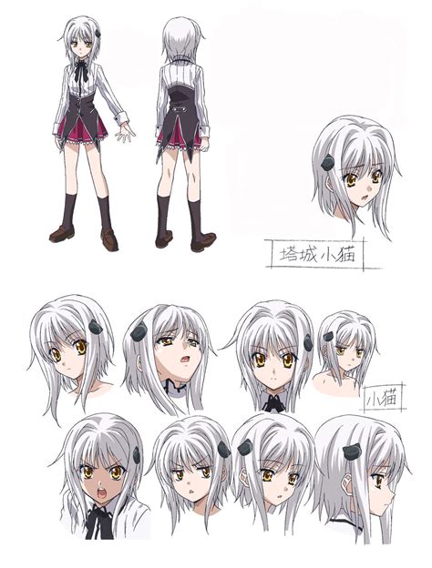 Image - Koneko anime design sheet.jpg | High School DxD Wiki | FANDOM ...