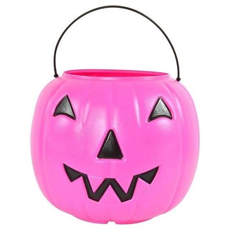 Halloween Pumpkin Pail Pink | Pink pumpkins, Pink halloween, Halloween pumpkins