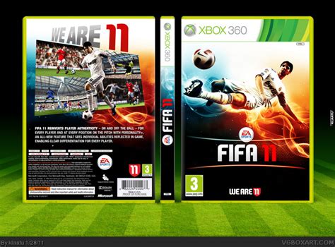 Fifa 11 Xbox 360 Box Art Cover by klaatu