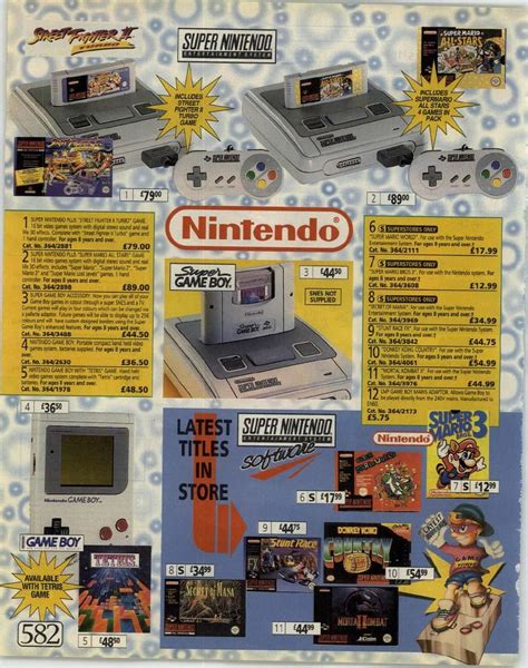 #ClippedOnIssuu from Argos Superstore 1995 Spring/Summer Nes Collection, Video Game Collection ...