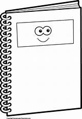 School Notebook Coloring Pages Sketch Page sketch template
