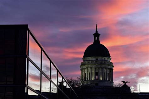 Sunrise Over Bergen County Courthouse Photograph by Tariq Zehawi - Fine Art America