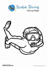 Scuba Diving Coloring Pages For Kids – Free Printables  Art & Craft sketch template