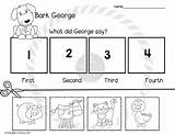 Bark George Activities Sketch Coloring Page sketch template